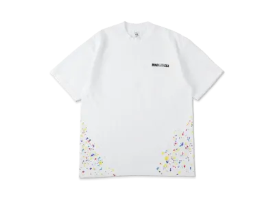 WIND AND SEA Splash Paint SS Tee (Neshu_WDS) "White"