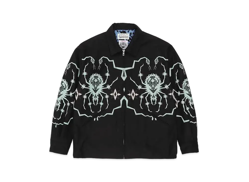 WACKO MARIA Wolf`s Head / Vietnam Jacket "Black Mint"