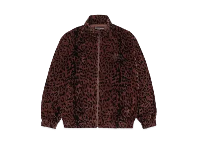 WACKO MARIA Leopard Velvet Track Jacket "Brown"