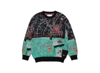 WACKO MARIA Jean-Michel Basquiat / Jacquard Sweater "One"