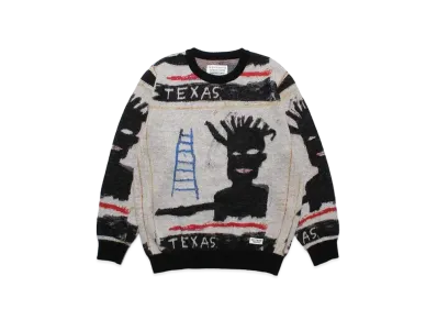 WACKO MARIA Jean-Michel Basquiat / Jacquard Sweater "One"