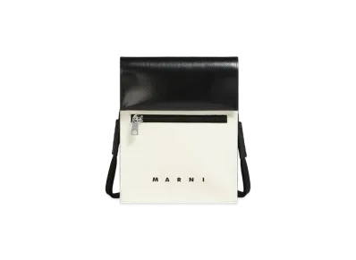 Marni Tribeca Shoulder Bag "White/Black"