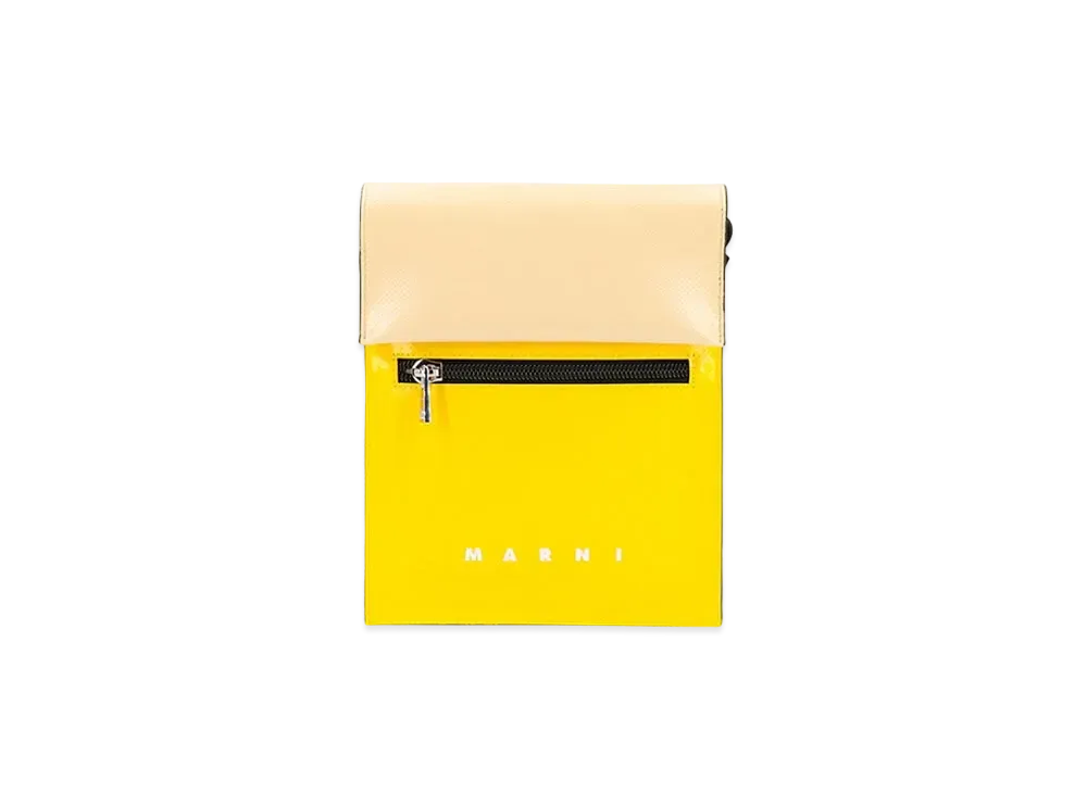 Marni Tribeca Shoulder Bag "Cement/Acid"