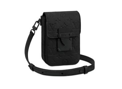 Louis Vuitton S-Lock Vertical Wearable Wallet Taurillon Monogram Leather "Noir"