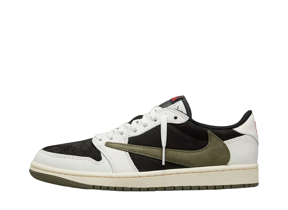 Travis Scott × Nike Women's Air Jordan 1 Low OG "Medium Olive"