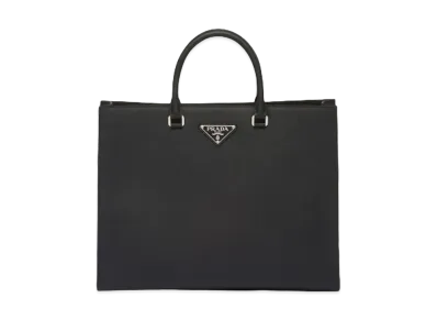 PRADA Saffiano Leather Tote Bag "Black"