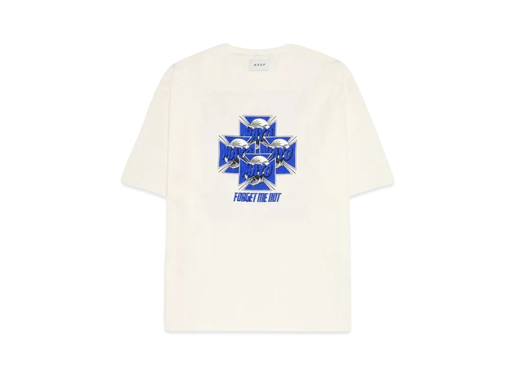 MAYO Hawk Embroidery Short Sleeve Tee "WHITE"