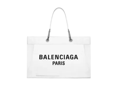 BALENCIAGA Duty Free Large Tote Bag "White"