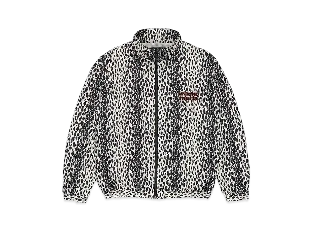 WACKO MARIA Leopard Track Jacket "White"