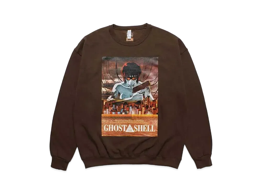 WACKO MARIA Ghost In The Shell / Sweat Shirt "Brown"