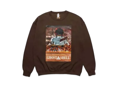WACKO MARIA Ghost In The Shell / Sweat Shirt "Brown"