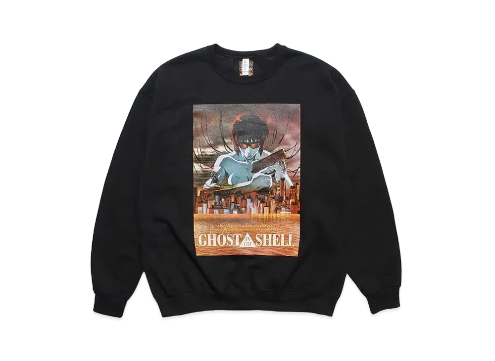WACKO MARIA Ghost In The Shell / Sweat Shirt "Black"