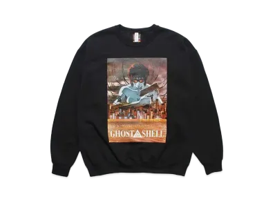 WACKO MARIA Ghost In The Shell / Sweat Shirt "Black"