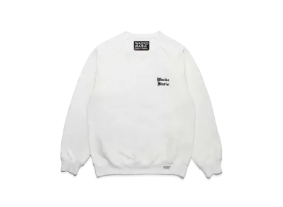 WACKO MARIA Heavy Weight Sweat Shirt "White"