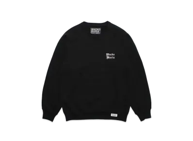 WACKO MARIA Heavy Weight Sweat Shirt "Black"