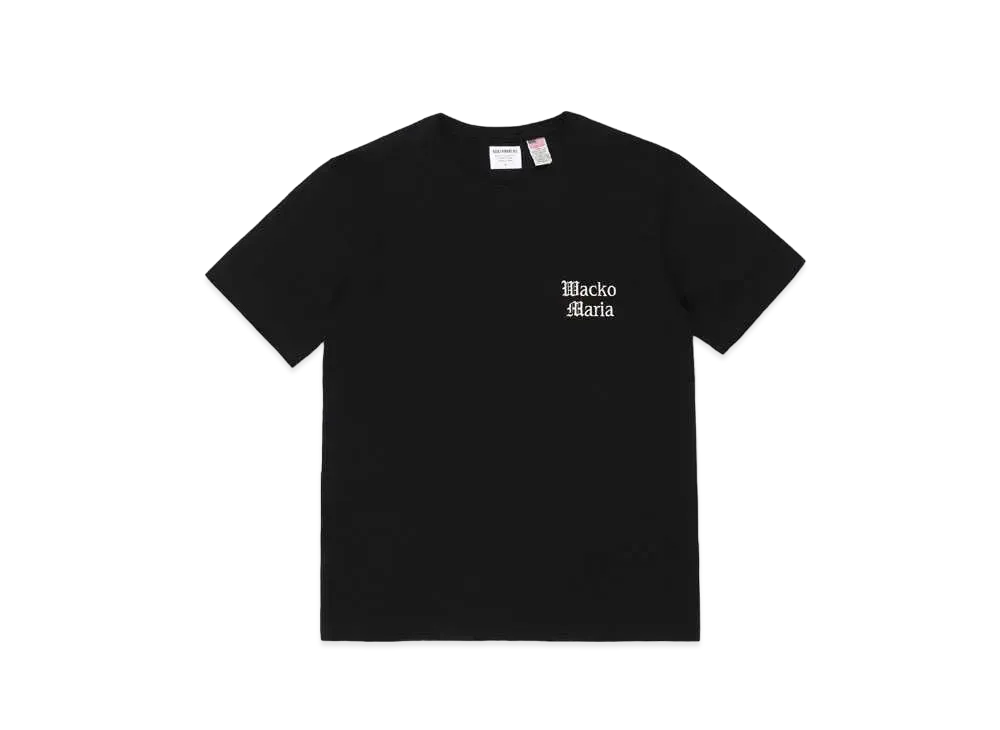 WACKO MARIA US Fabric T-shirt "Black"