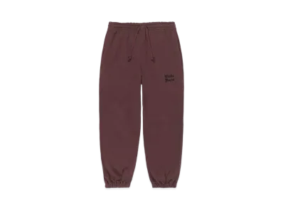WACKO MARIA Heavy Weight Sweat Pants "Burgundy"