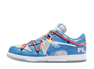 オフホワイト × フューチュラ × ナイキ ダンク ロー "UNC"