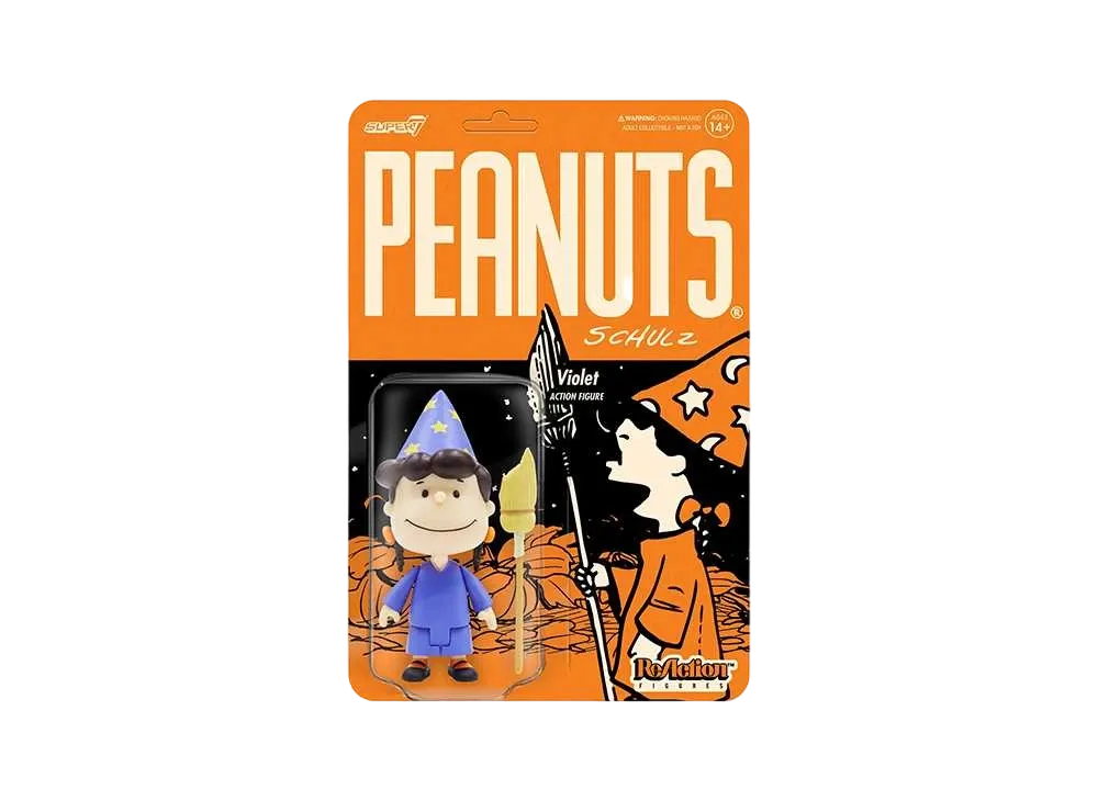 Super7 Peanuts ReAction Action Figure Wave 4 Witch Viole "Multicolor"
