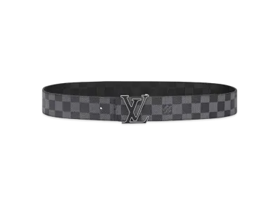 Louis Vuitton LV Initials 40mm Reversible Belt Damier Infini and Damier Graphite "Noir"