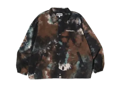 A BATHING APE Chusen Relaxed Fit Coach Jacket "Brown"