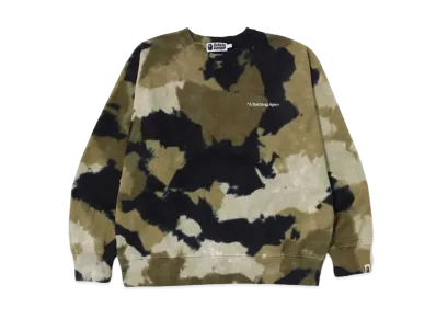 A BATHING APE Chusen Loose Fit Crewneck "Olivedrab"