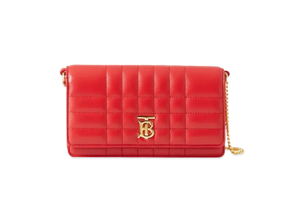 Burberry Lola Clutch "Bright Red"
