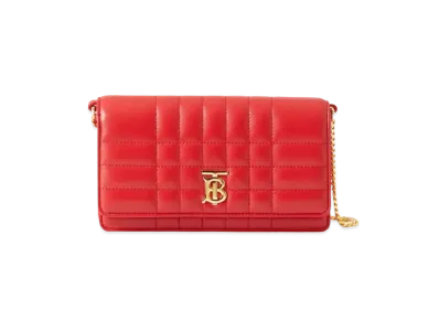 Burberry Lola Clutch "Bright Red"