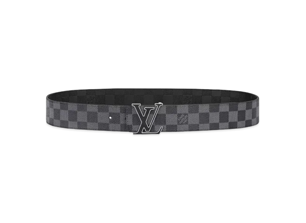 Louis Vuitton LV Initials 40mm Reversible Belt Damier Infini and Damier Graphite "Noir"