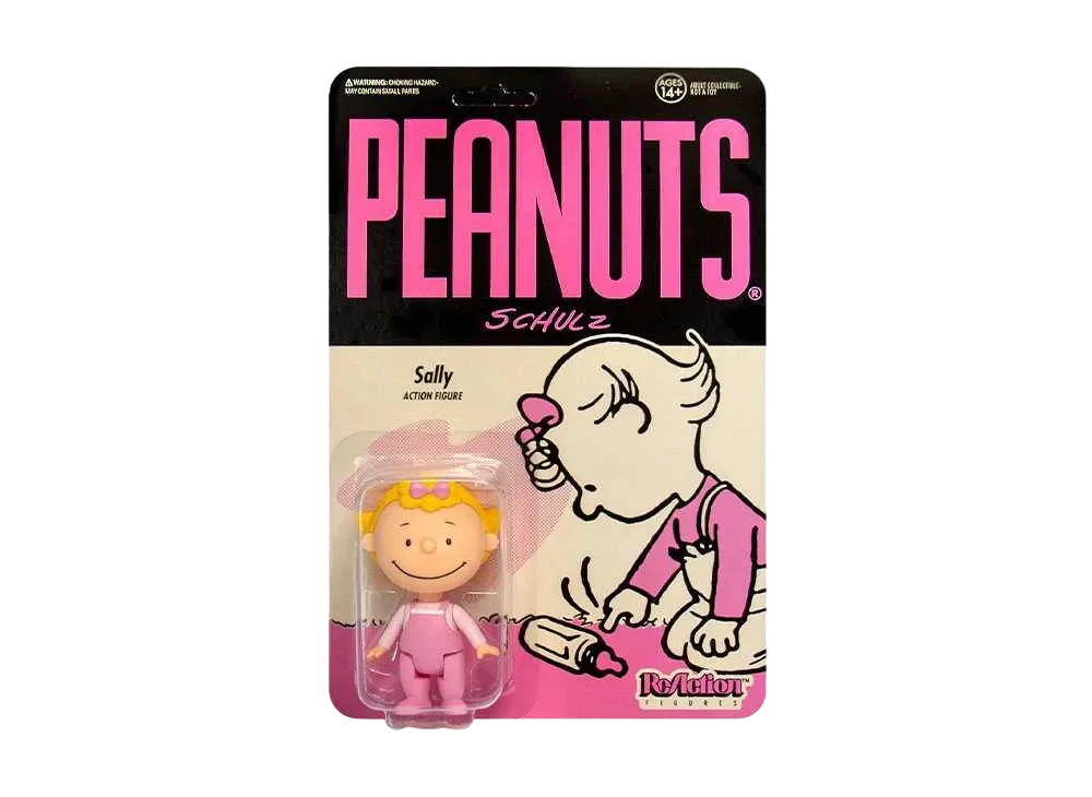 Super7 Peanuts ReAction Action Figure Pajama Sally "Multicolor"