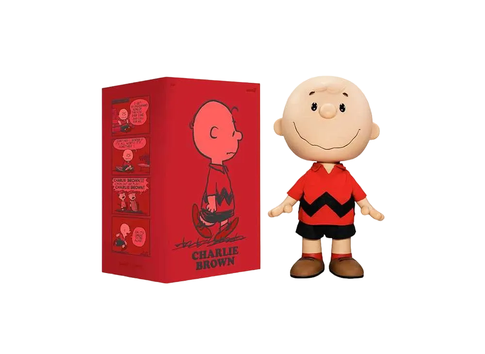 Super7 Peanuts Supersize Charlie Brown(Red Shirt)"Multicolor"