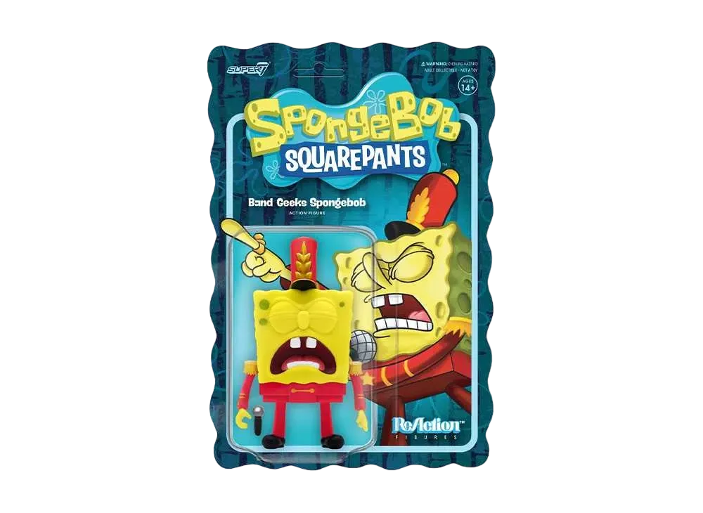 Super7 SpongeBob Squarepants Band Geeks Spongebob "Multicolor"