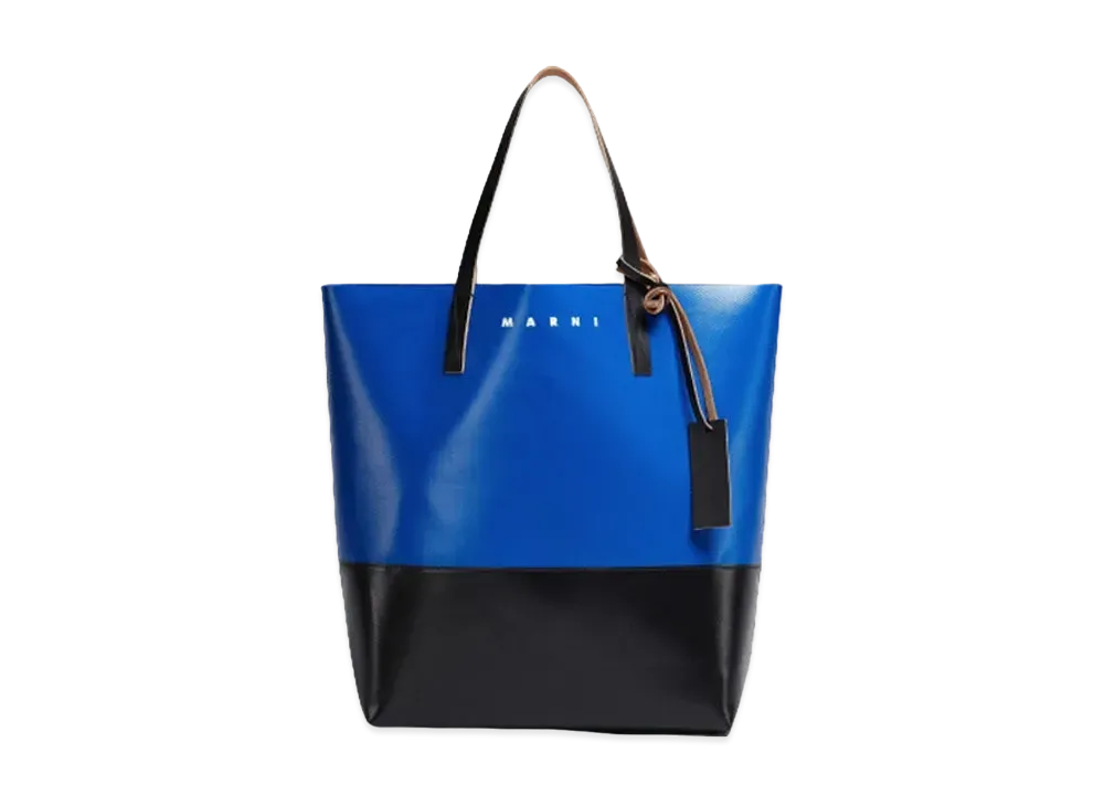 Marni Tribeca Shopping Bag "Royal/Black"