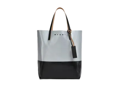 Marni Tribeca Shopping Bag "Silver/Black"