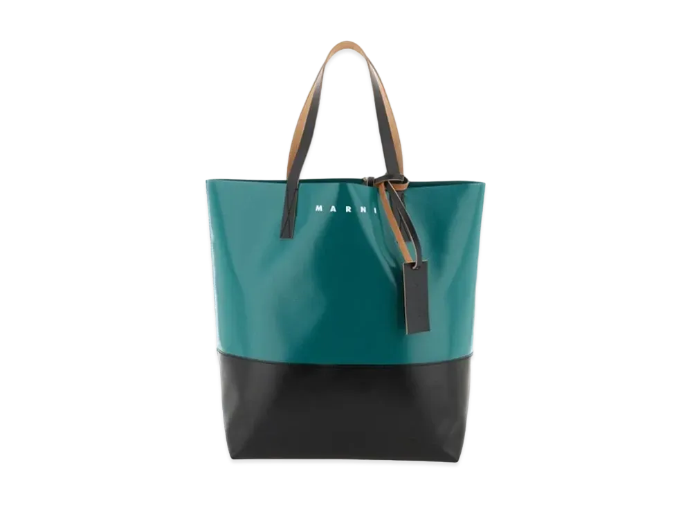 Marni Tribeca Shopping Bag "Spherical Green/Black"
