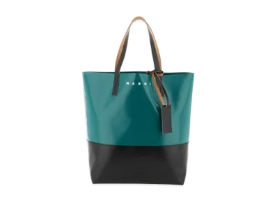 Marni Tribeca Shopping Bag "Spherical Green/Black"