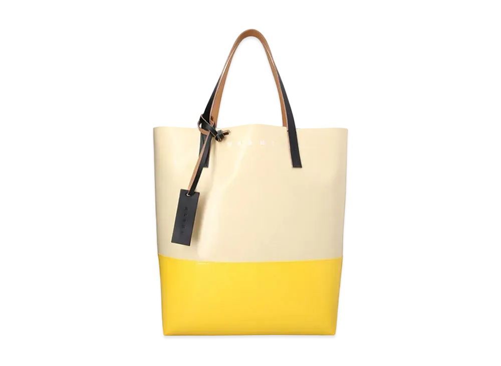 Marni Tribeca Shopping Bag "Cement/Acid"