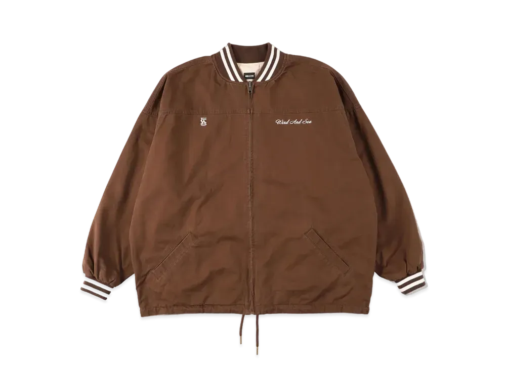 WIND AND SEA WDS Canvas Derby Jacket "Brown"