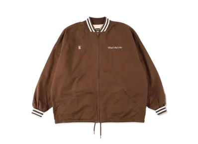 WIND AND SEA WDS Canvas Derby Jacket "Brown"