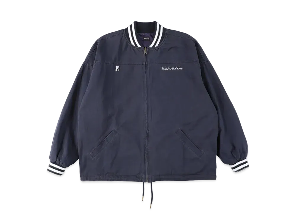 WIND AND SEA WDS Canvas Derby Jacket "Navy"