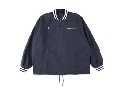 WIND AND SEA WDS Canvas Derby Jacket "Navy"