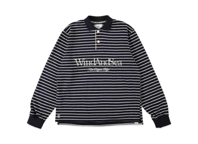 WIND AND SEA SDT Border Rugby Shirt "Navy"