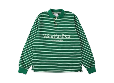 WIND AND SEA SDT Border Rugby Shirt "Green"