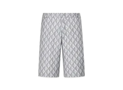 Dior CD Diamond Bermuda Shorts Silk Twill "Gray"