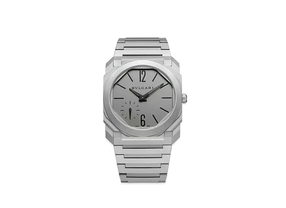BVLGARI Octo Finissimo Watch "Gray"