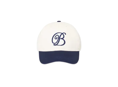 Black Eye Patch B Emblem Flexcap "Beige/Navy"