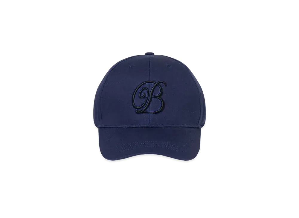 Black Eye Patch B Emblem Flexcap "Navy"