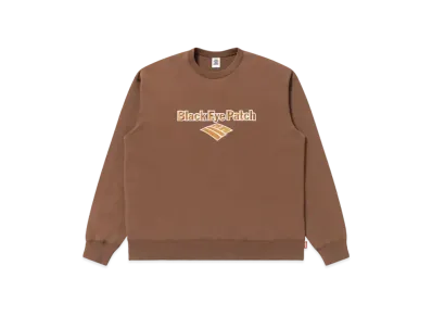Black Eye Patch Financal Logo Crewsweat Heather "Brown"