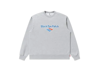 Black Eye Patch Financal Logo Crewsweat Heather "Gray"