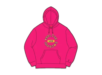 Supreme Reverse Hooded Sweatshirt "Fuchsia"